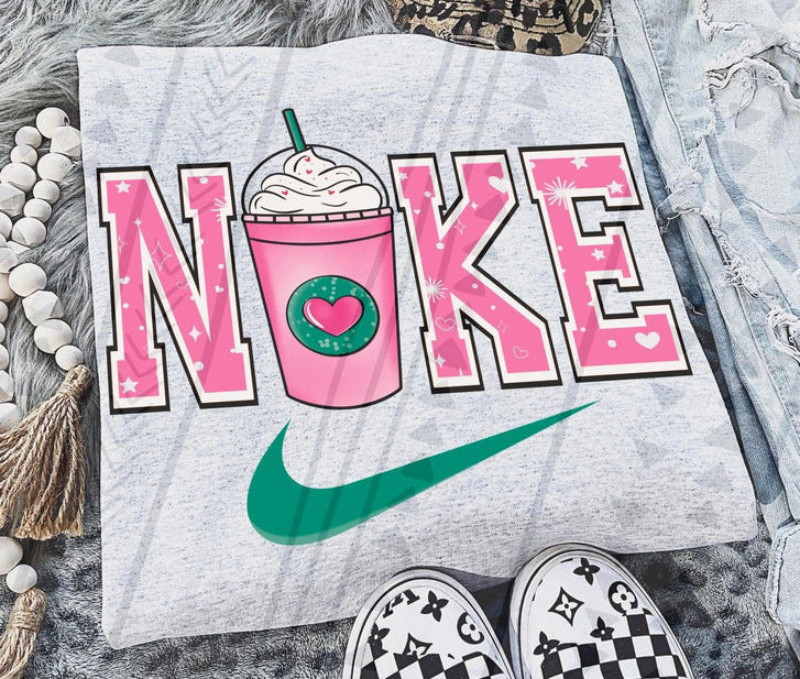 Swoosh Pink Coffee