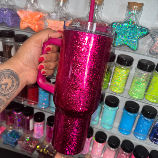 Pink Glitz 45 oz • Stainless Steel