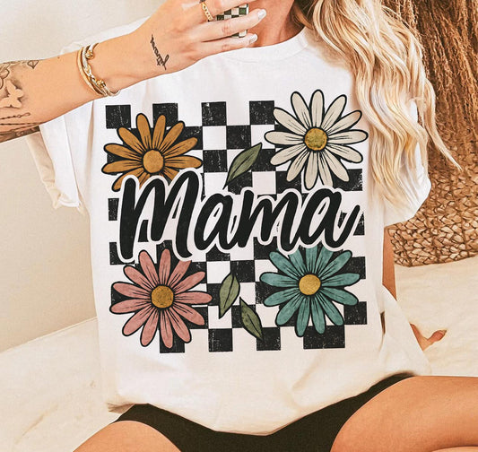 Mama Checkered/Floral
