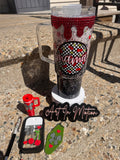 40 Oz Snowglobe Dry - cherries + cup boot + decor lid + drip