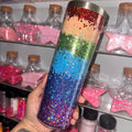 Stainless Dry Snowglobe • Rainbow