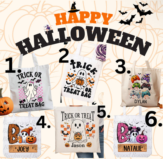 Halloween Trick Or Treat Bags