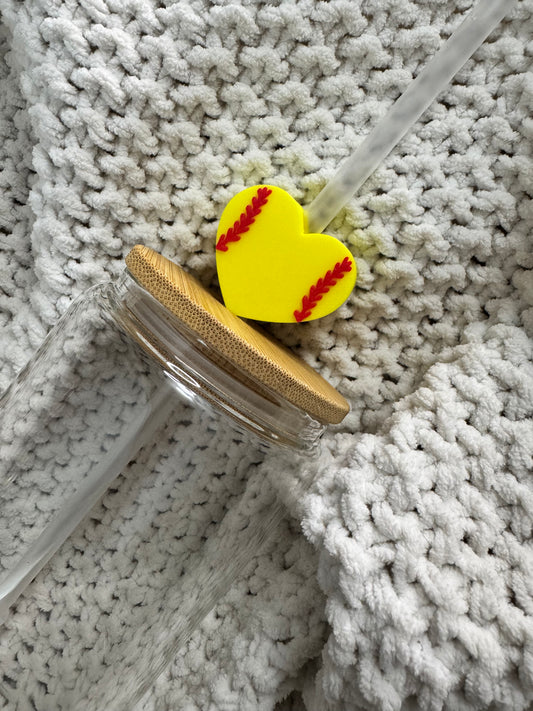 Softball Heart